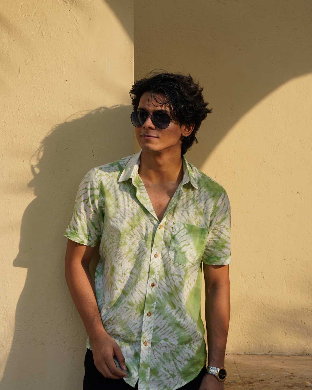 Shibori printed Men's Shirt