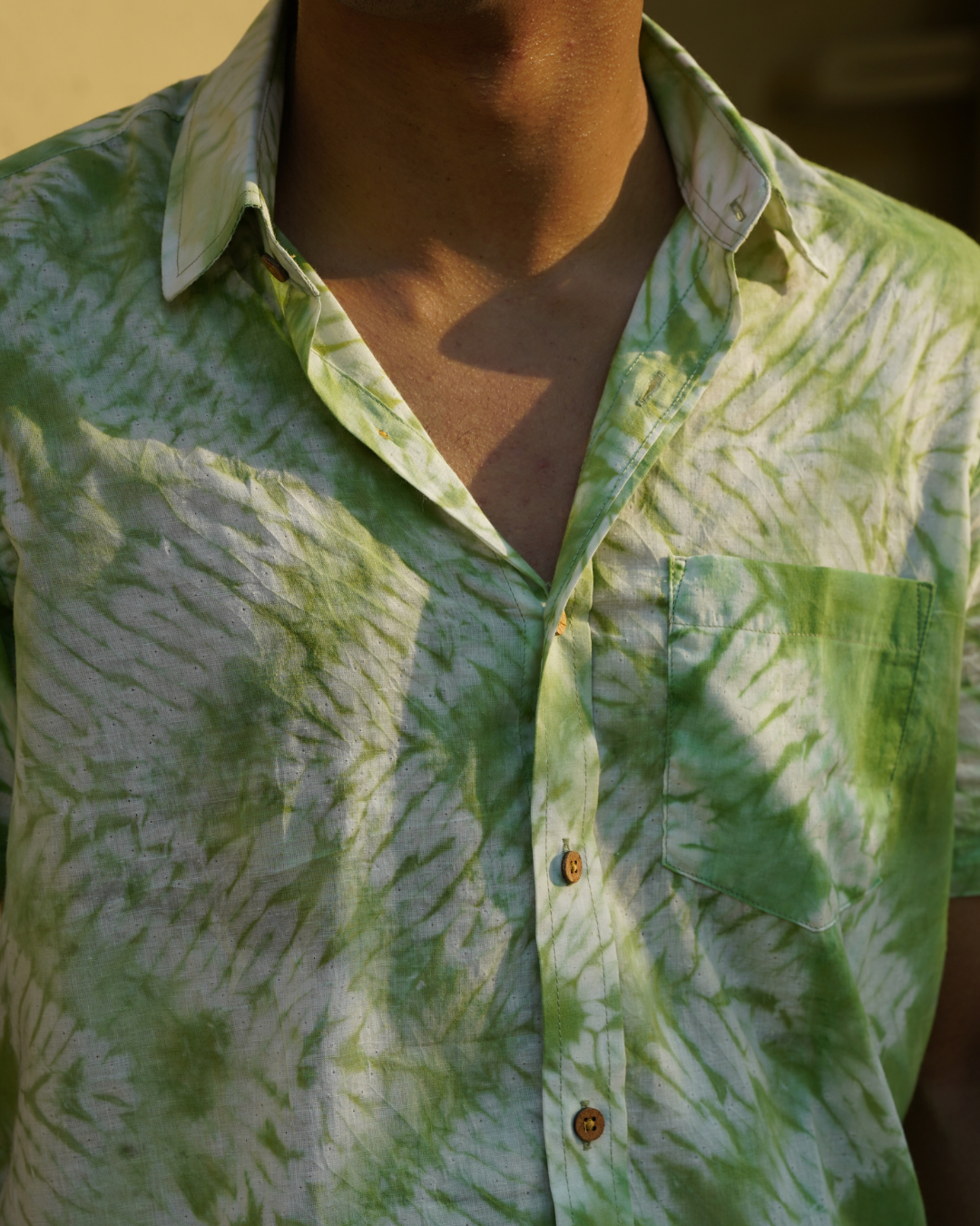 Shibori printed Men's Shirt