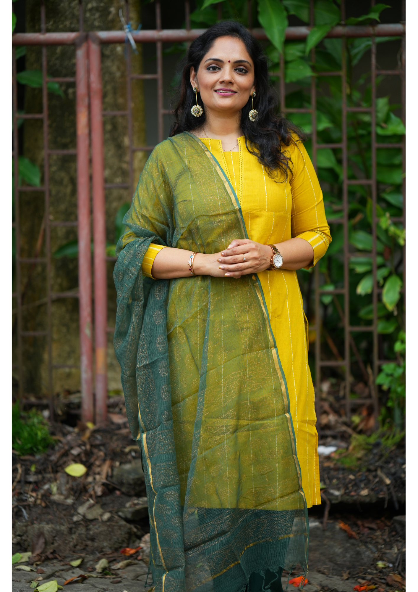 "CHAMPA" South Cotton Lace Kurti