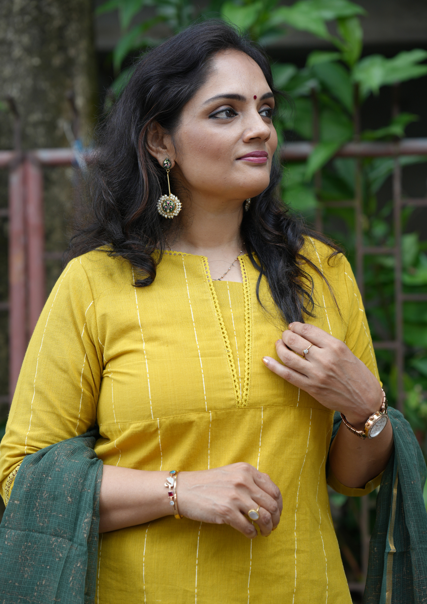 "CHAMPA" South Cotton Lace Kurti