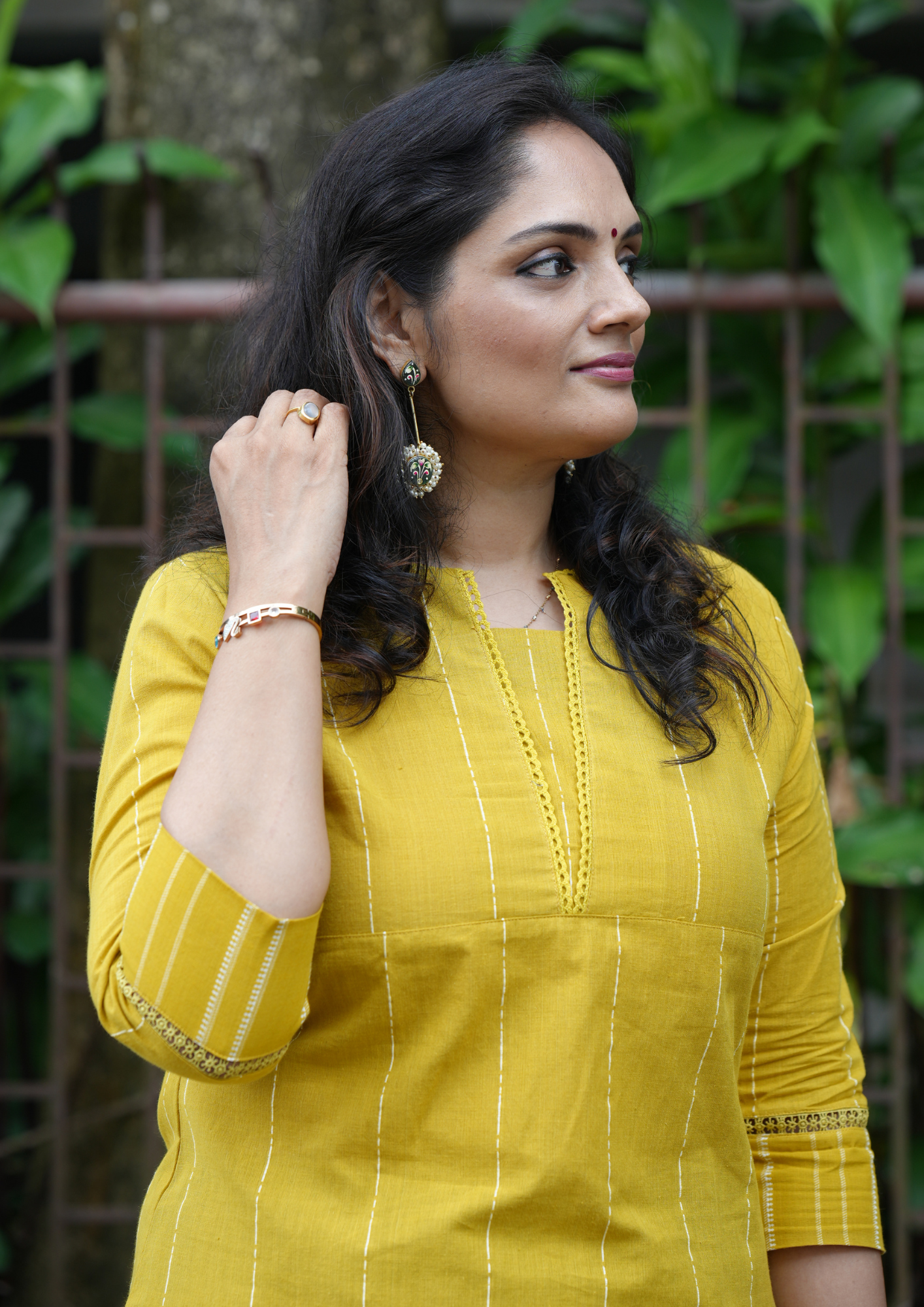 "CHAMPA" South Cotton Lace Kurti