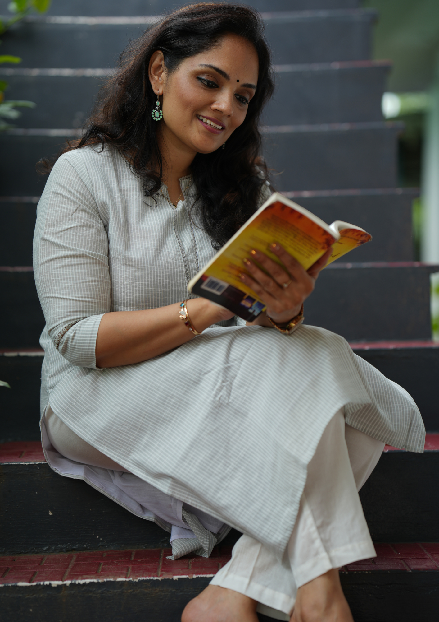 Handloom Cotton Lace Kurti