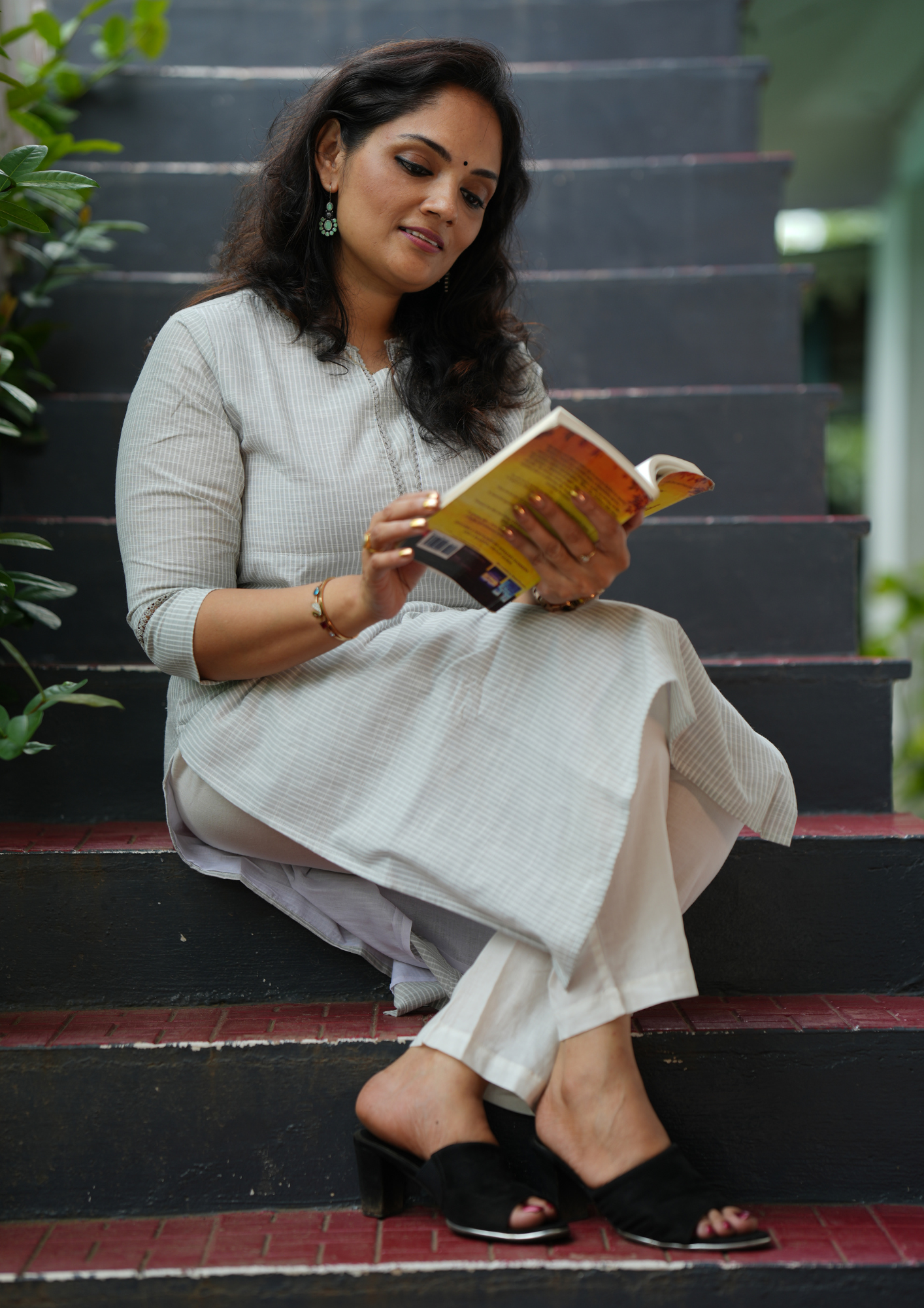 Handloom Cotton Lace Kurti