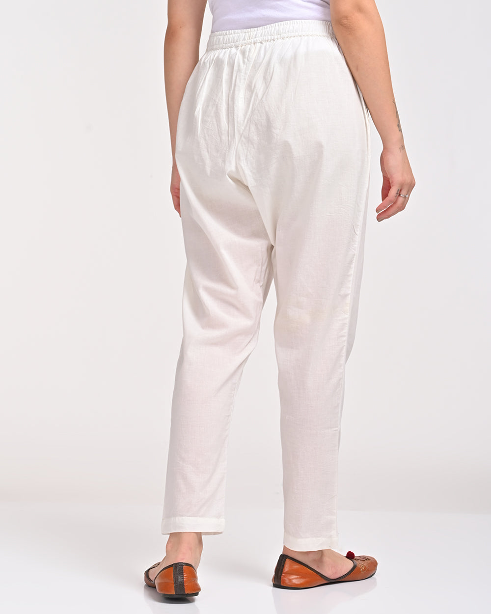 WHITE COLOUR COTTON PANT