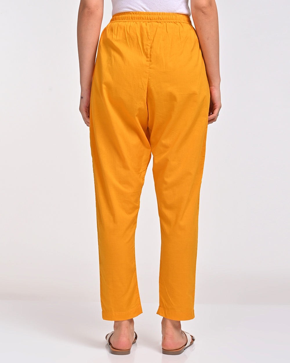 MUSTARD YELLOW COTTON PANT
