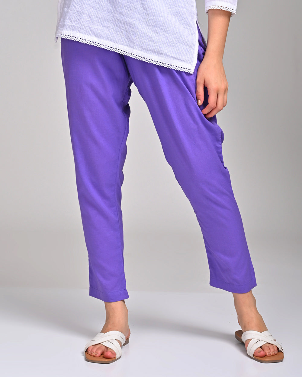 VIOLET COTTON PANT