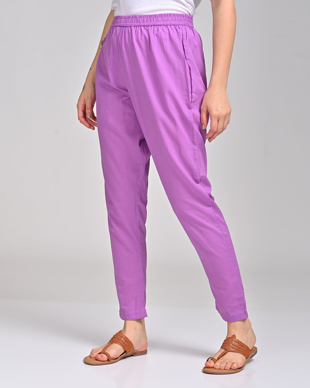 LAVENDER COTTON PANT