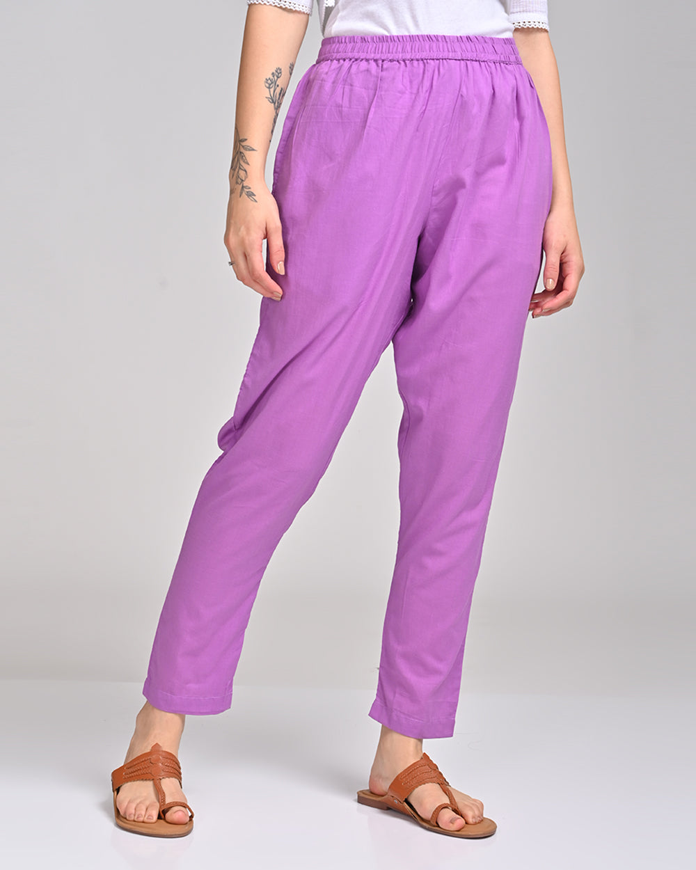 LAVENDER COTTON PANT