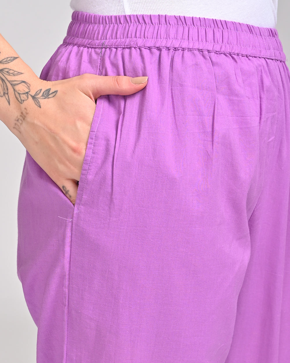 LAVENDER COTTON PANT