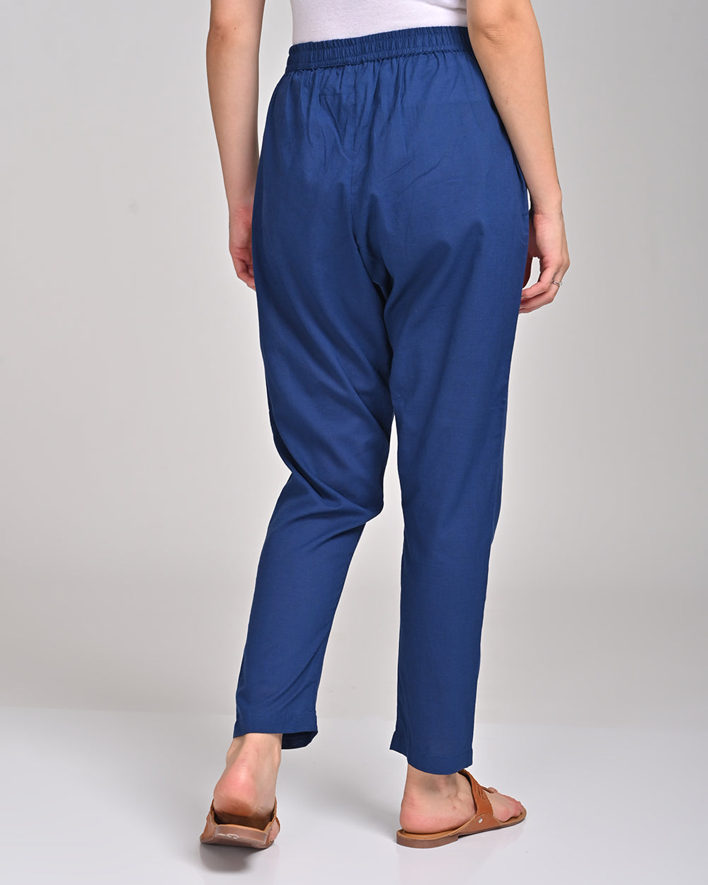 BLUE COTTON PANT