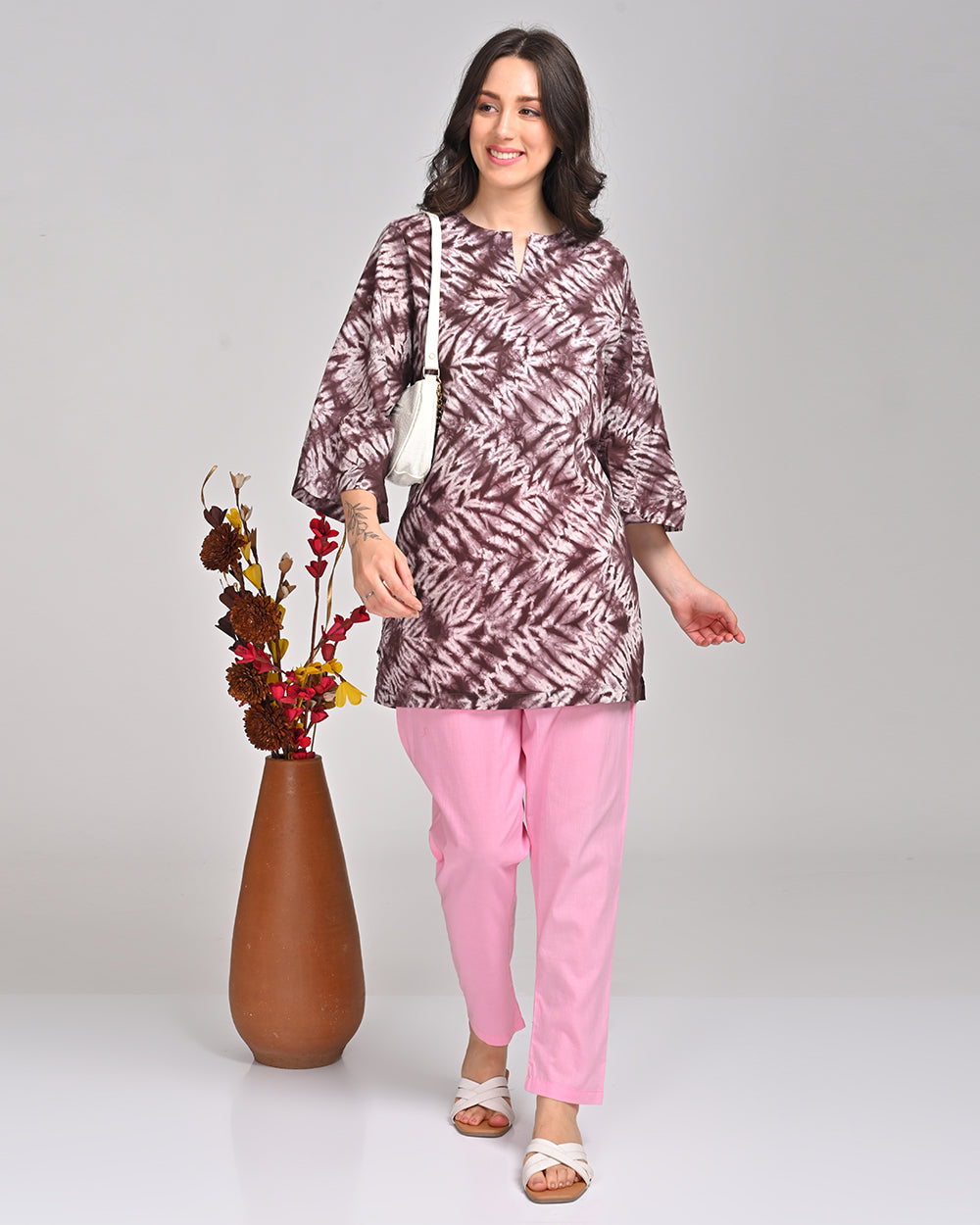LIGHT PINK COLOUR COTTON PANT