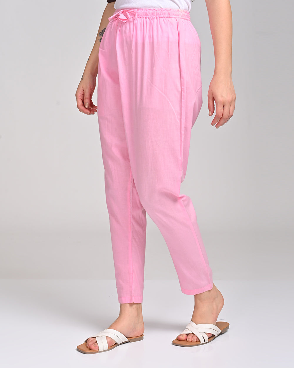 LIGHT PINK COLOUR COTTON PANT