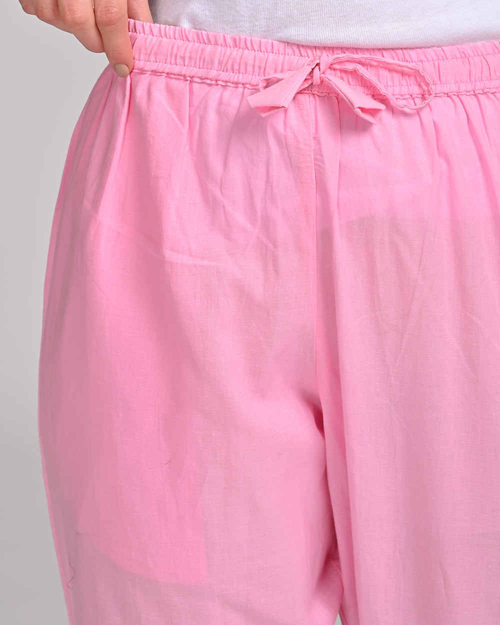 LIGHT PINK COLOUR COTTON PANT