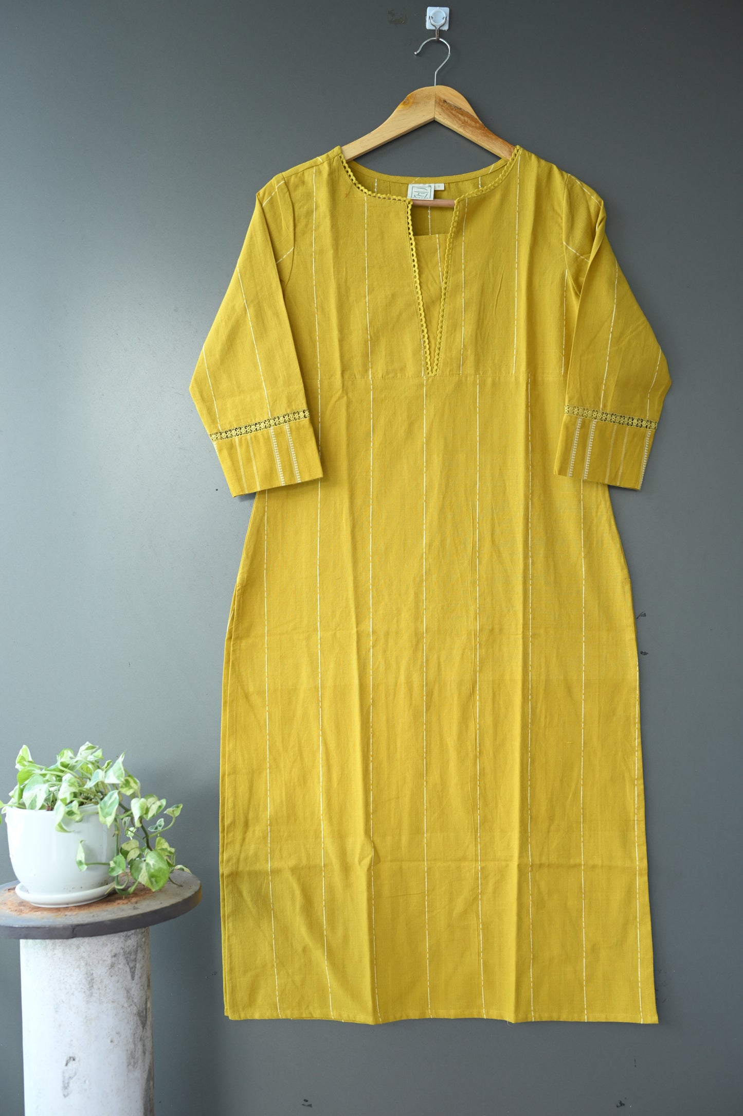 "CHAMPA" South Cotton Lace Kurti