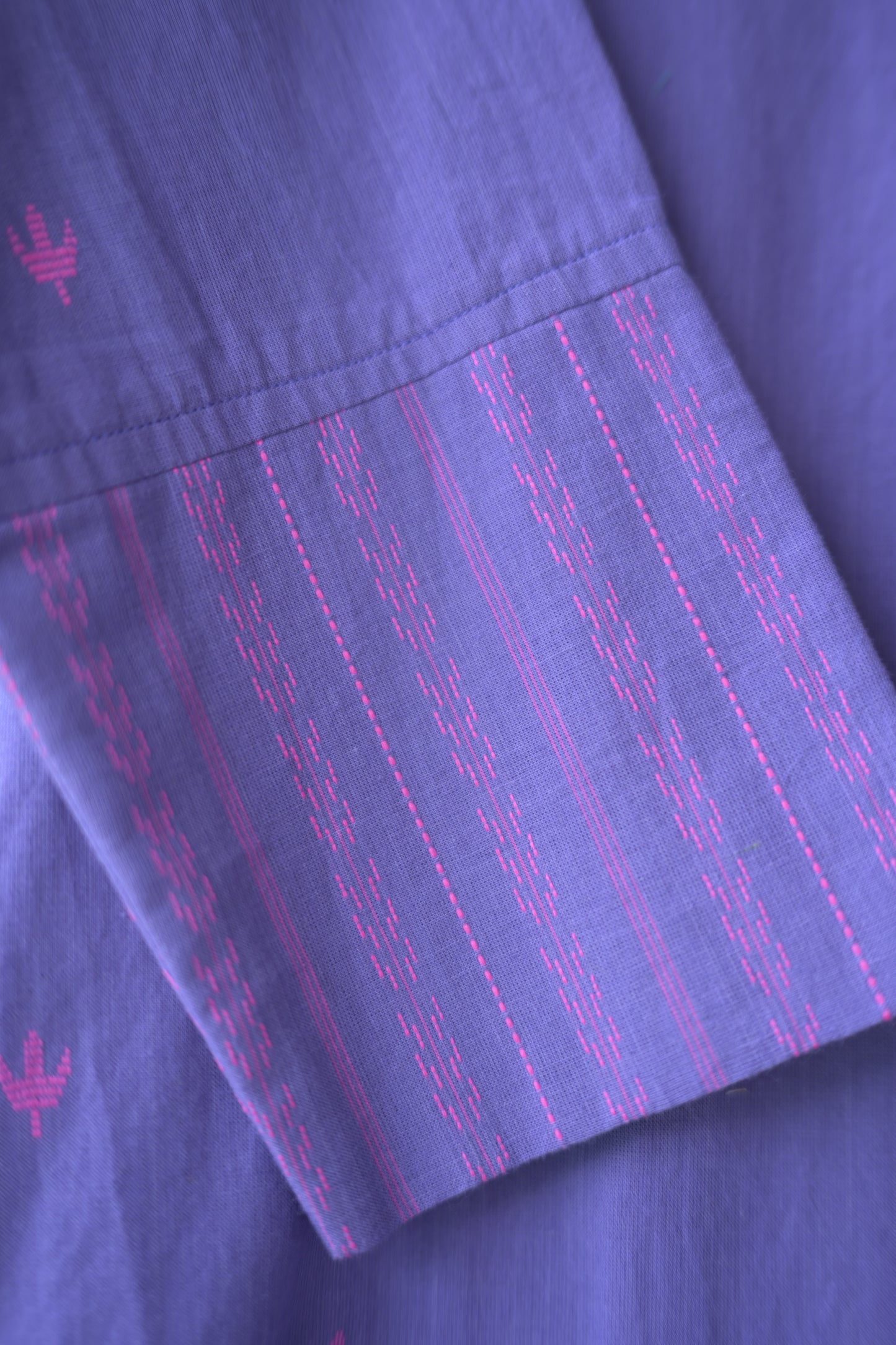 Violet South Cotton Collar Neck Kurti
