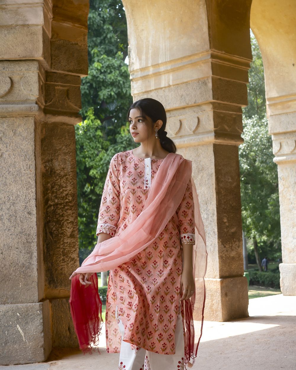 HAND BLOCK PRINTED COTTON PALAZZO