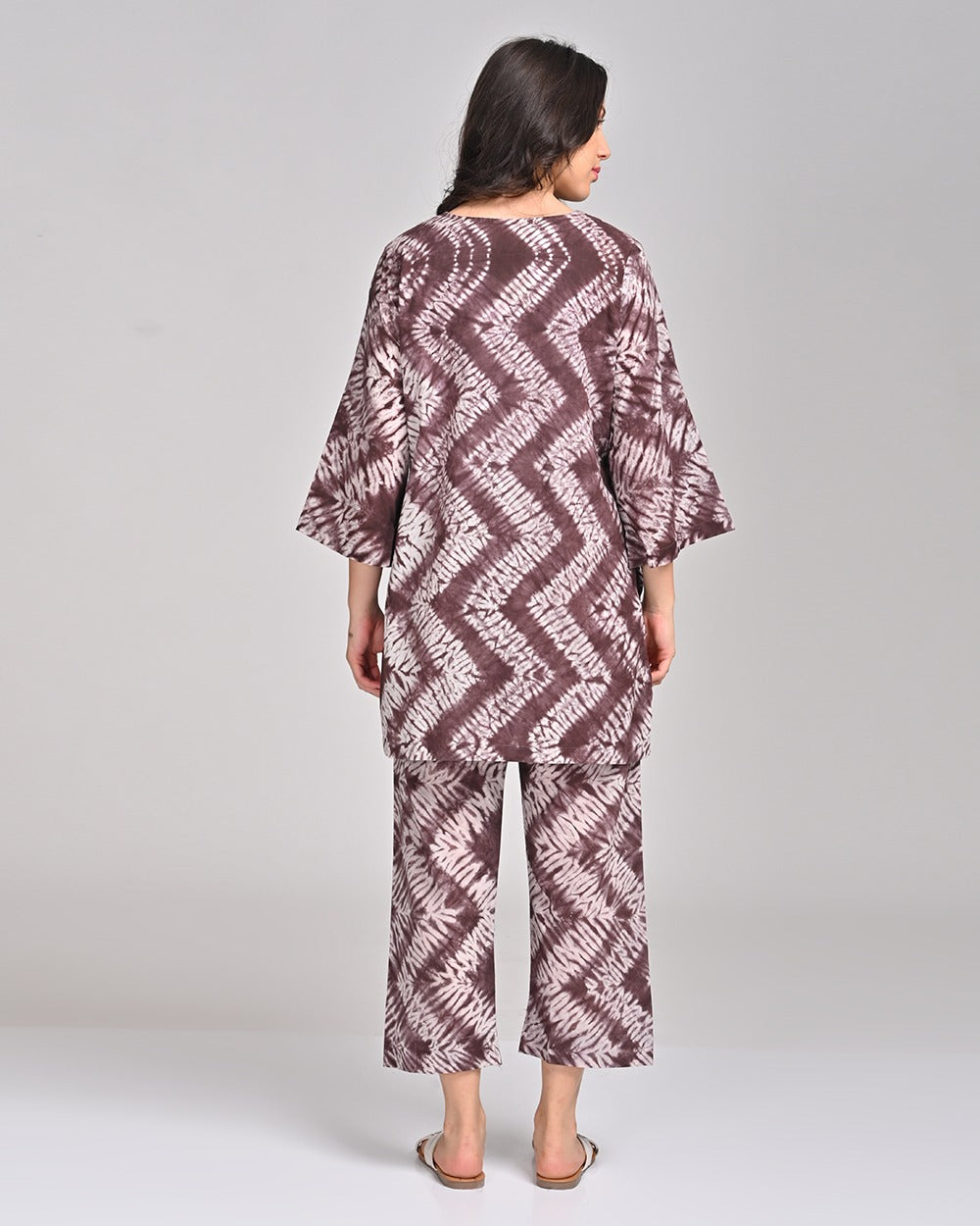 SHIBORI Cotton Relaxed Fit Co-ord Set