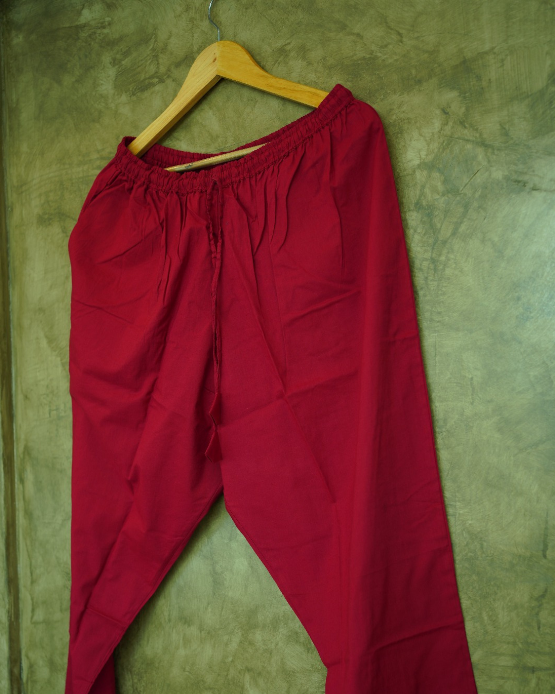 SOLID COLOUR COTTON PANT