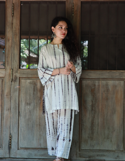 SHIBORI Cotton Relaxed Fit Co-ord Set