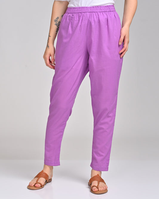 LAVENDER COTTON PANT