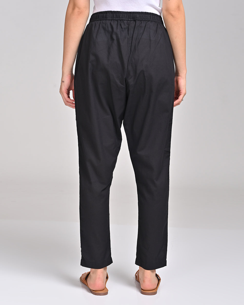 BLACK COTTON PANT