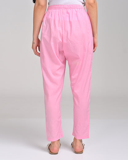 LIGHT PINK COLOUR COTTON PANT