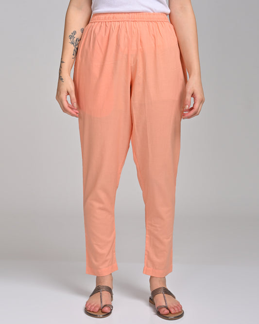 SOLID COLOUR COTTON PANT