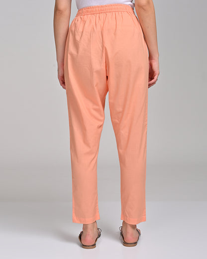 SOLID COLOUR COTTON PANT