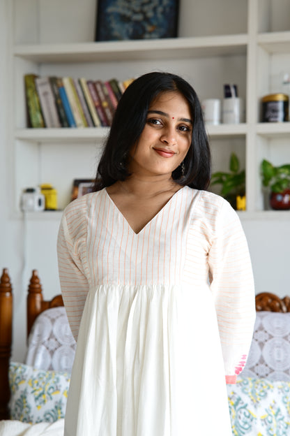 HANDLOOM COTTON ONAM DRESS