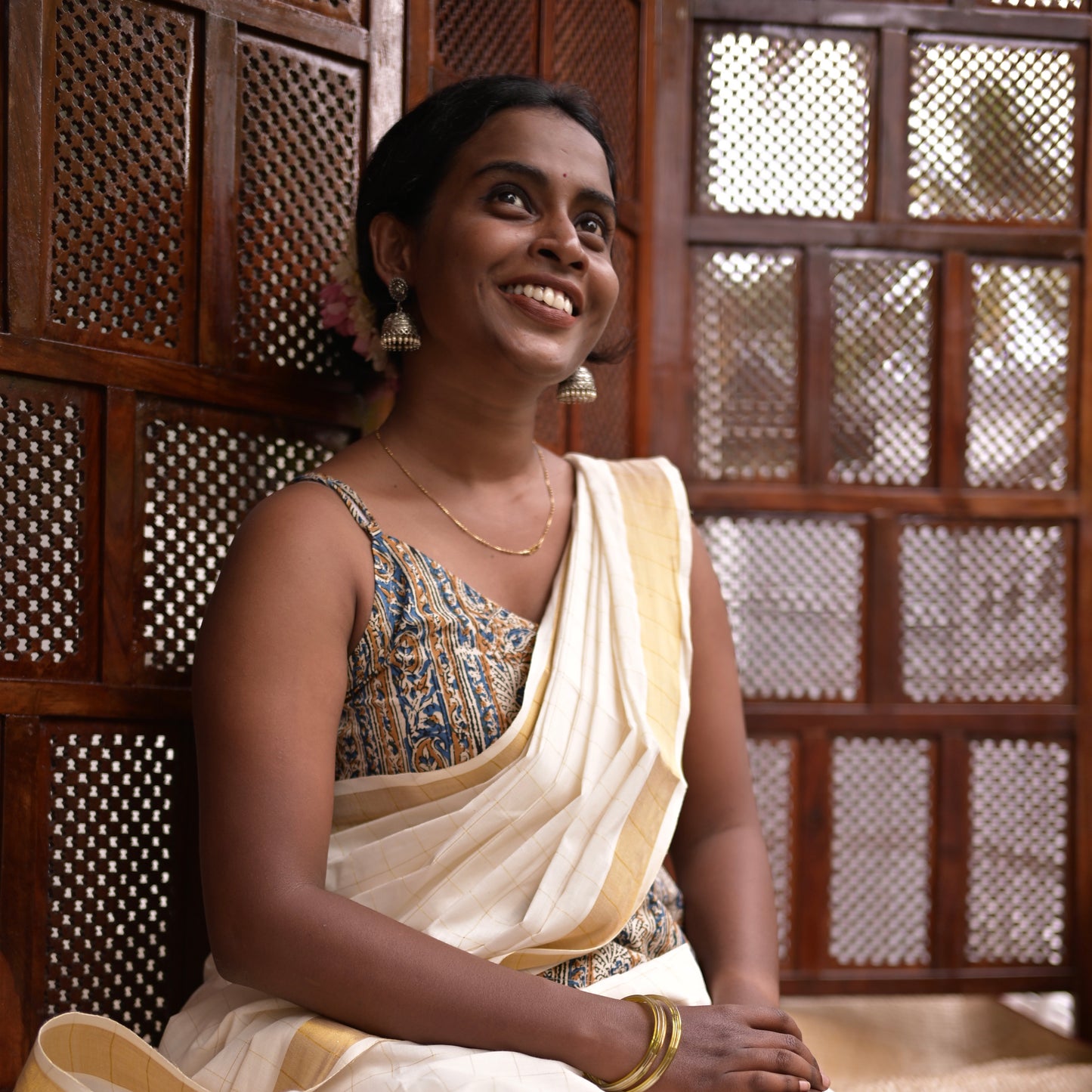 kalamkari printed Spaghetti Top