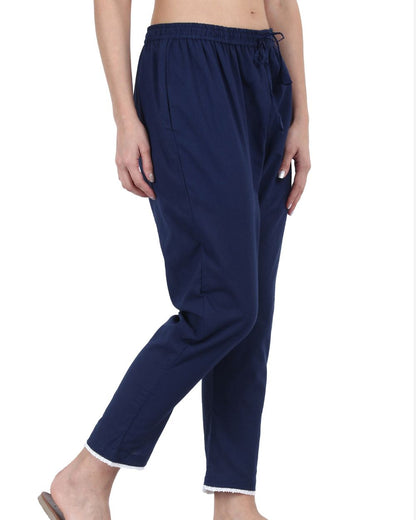 SOLID COLOUR COTTON PANT