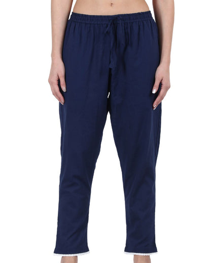 SOLID COLOUR COTTON PANT