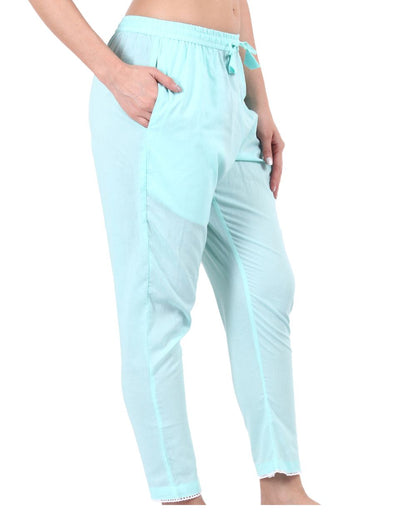 SOLID COLOUR COTTON PANT