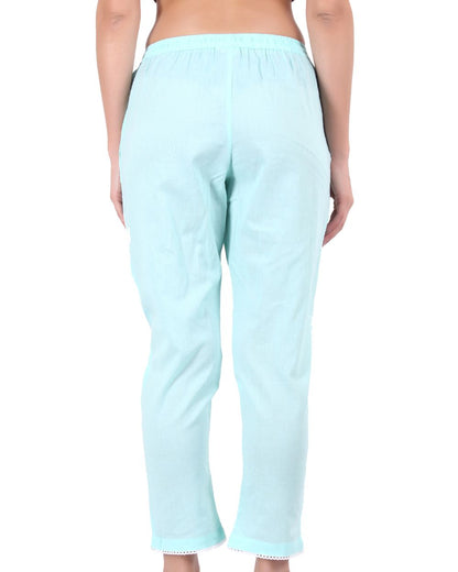 SOLID COLOUR COTTON PANT