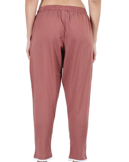 SOLID COLOUR COTTON PANT