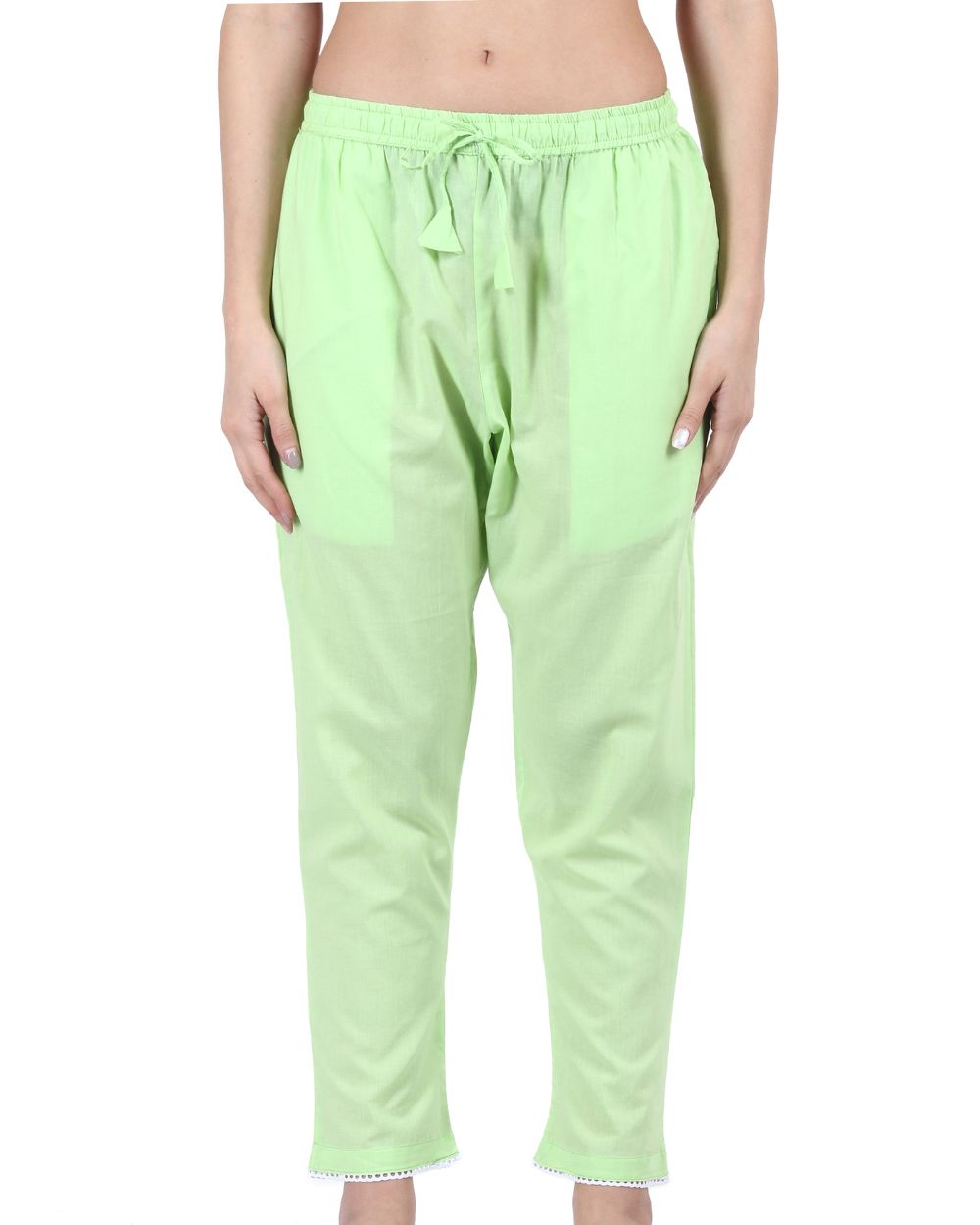 SOLID COLOUR COTTON PANT