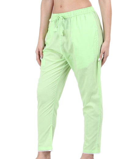 SOLID COLOUR COTTON PANT