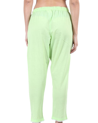 SOLID COLOUR COTTON PANT