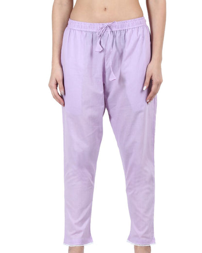 SOLID COLOUR COTTON PANT