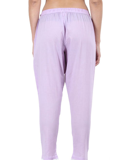 SOLID COLOUR COTTON PANT