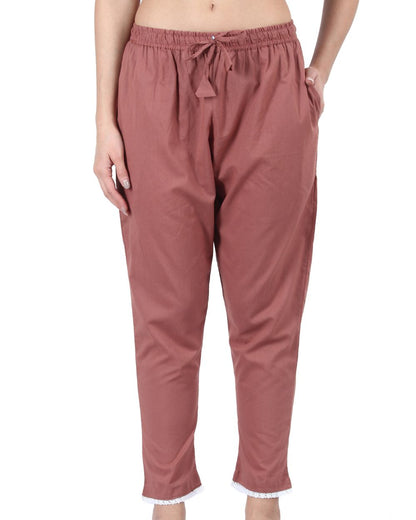 SOLID COLOUR COTTON PANT