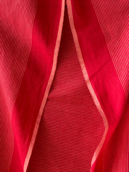 RED SOUTH COTTON DUPATTA