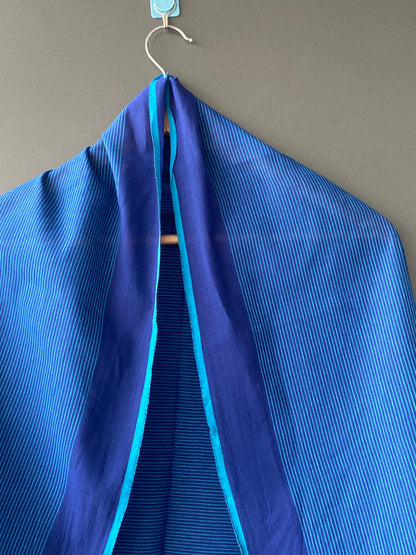 BLUE SOUTH COTTON DUPATTA