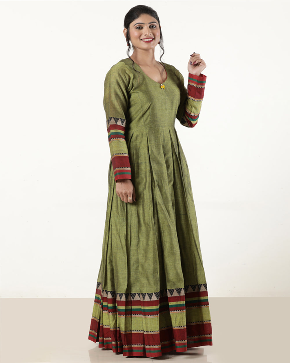 Narayanpet Handloom Gown